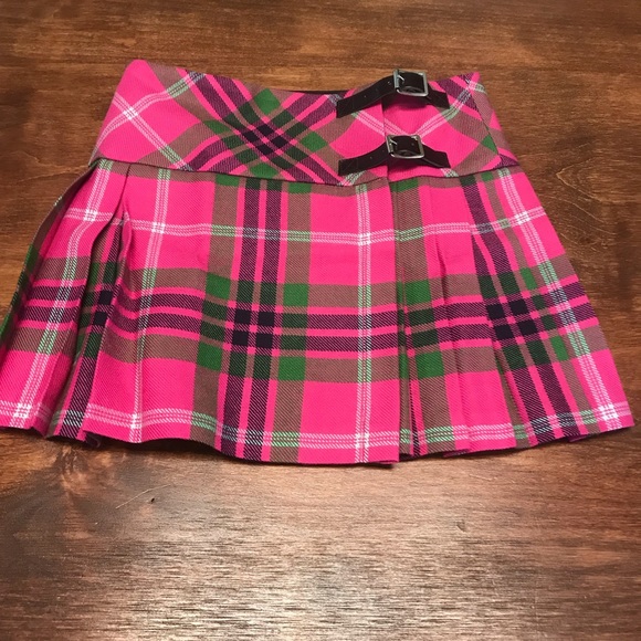 pink kilt skirt